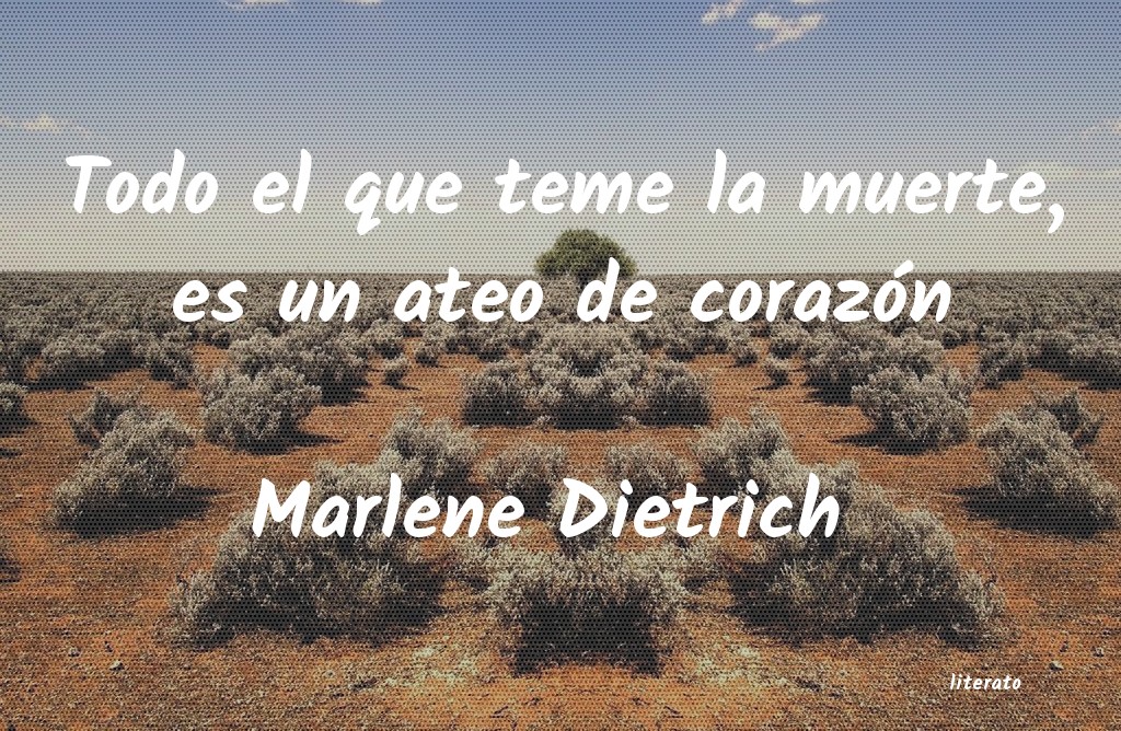 Frases de Marlene Dietrich