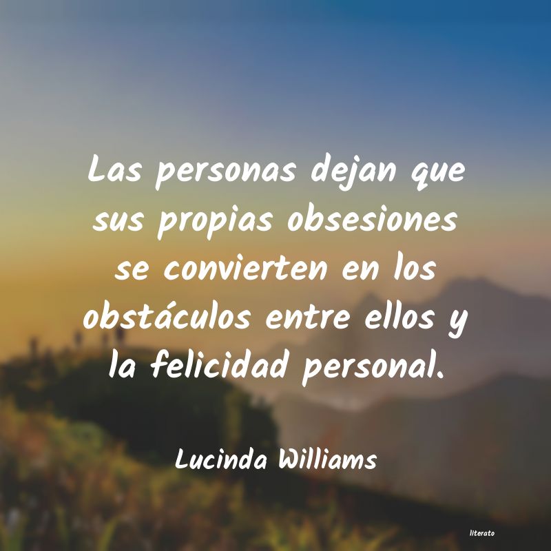 Frases de Lucinda Williams