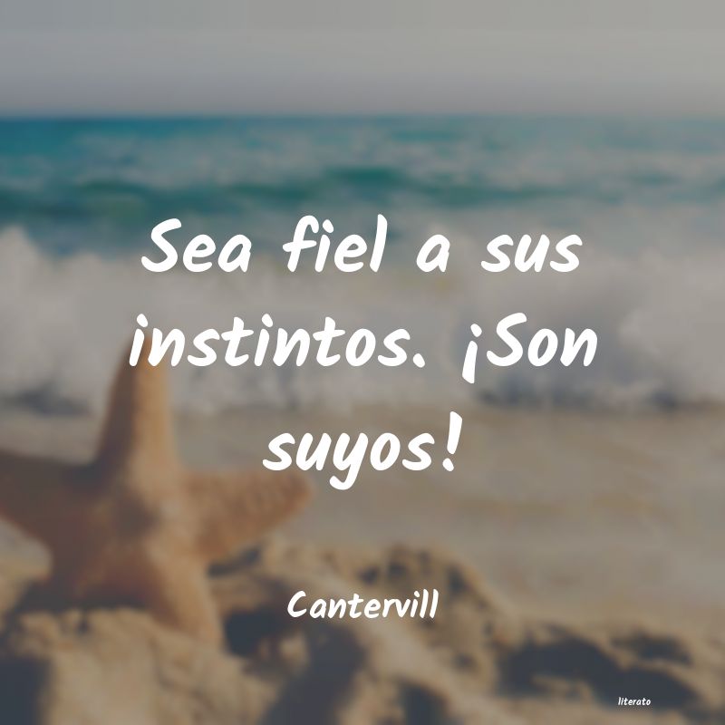 Frases de Cantervill