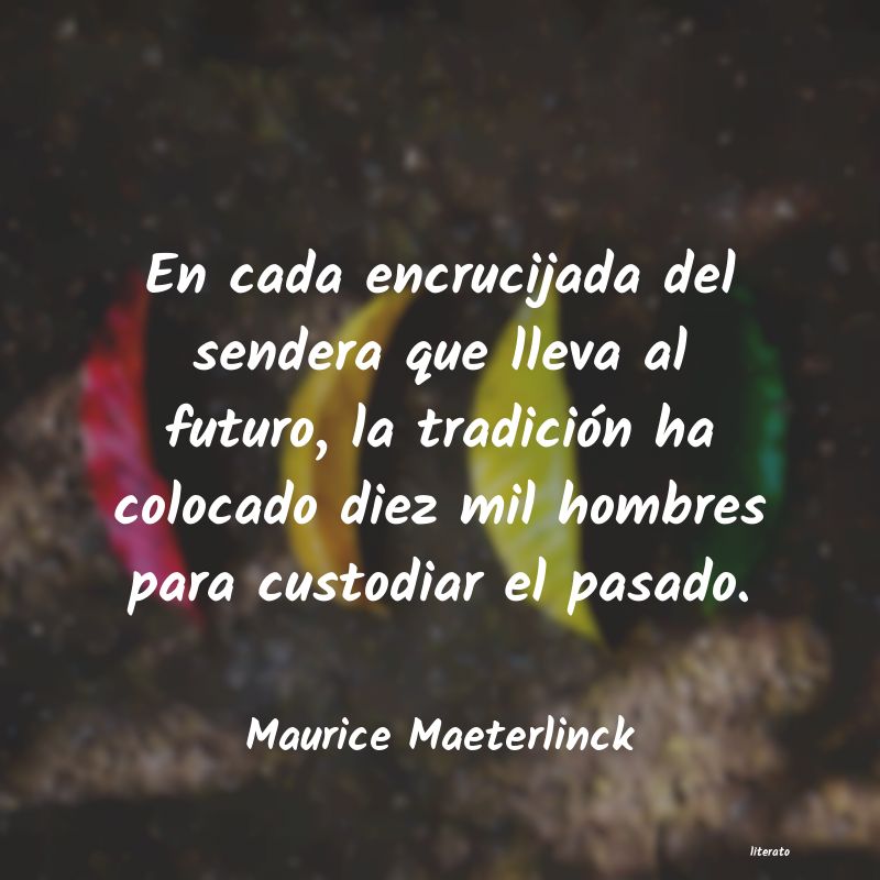 frases de Maurice Maeterlinck