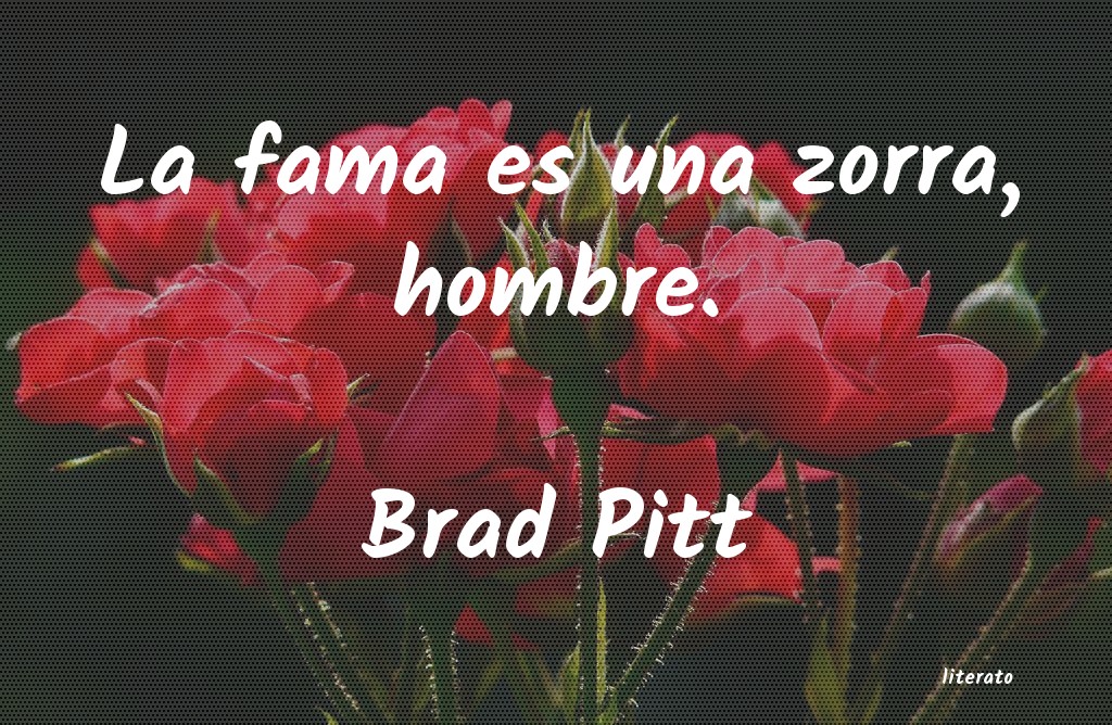 frases de Brad Pitt