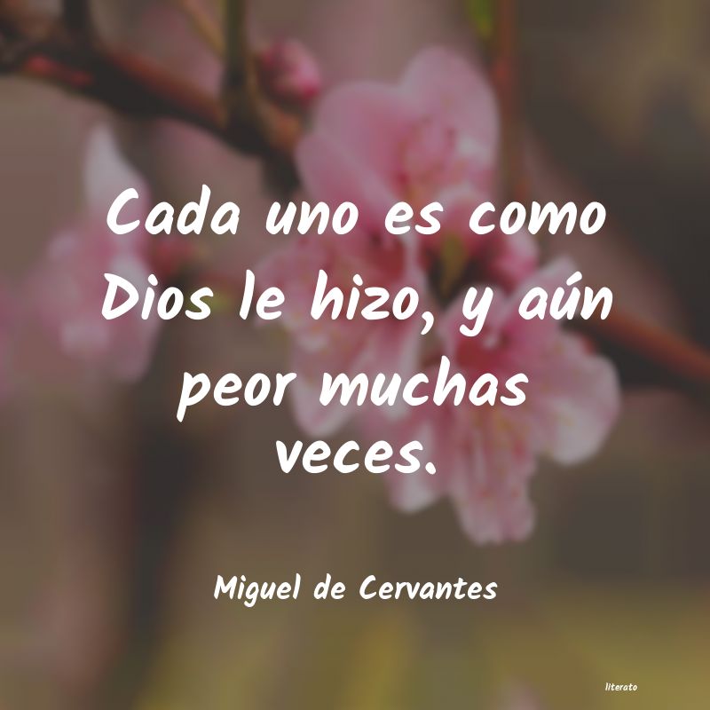 pensamiento de miguel de cervantes