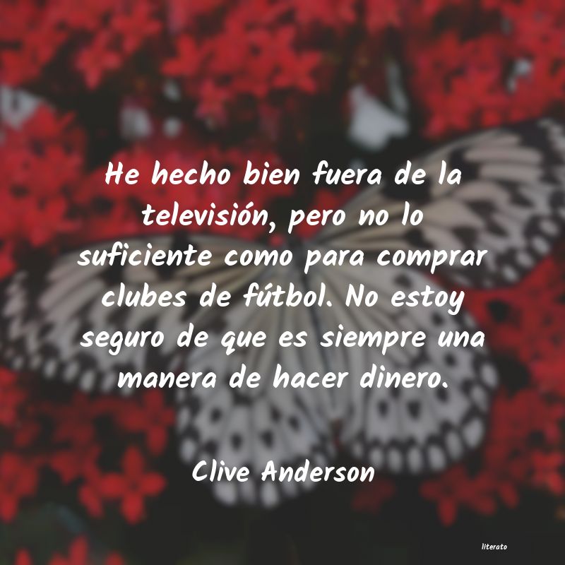 frases de Clive Anderson