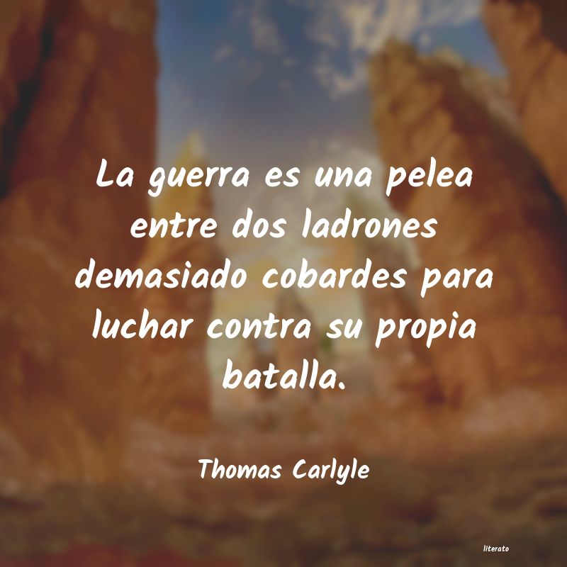 Frases de Thomas Carlyle