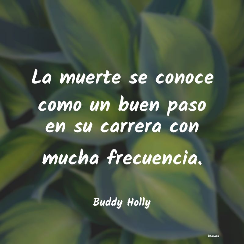 frases de Buddy Holly