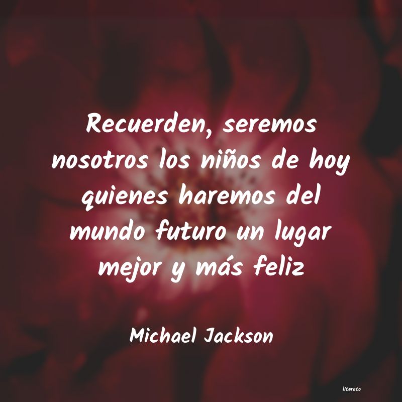 Frases de Michael Jackson