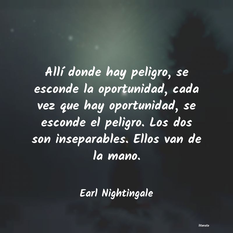 frases de Earl Nightingale
