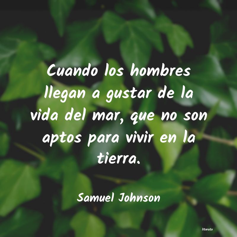 frases de Samuel Johnson