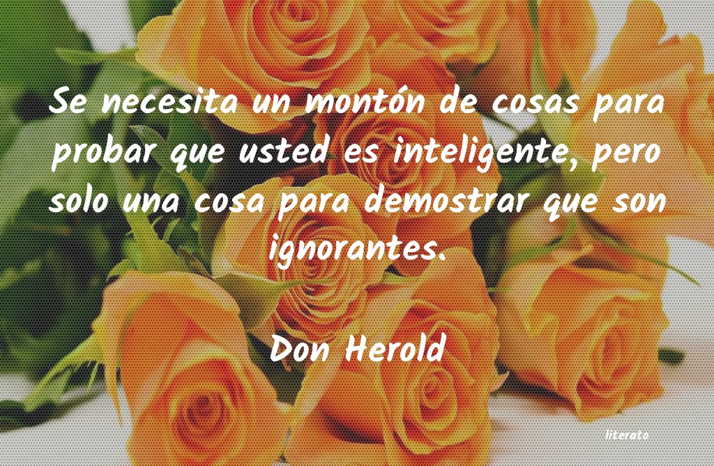frases de Don Herold