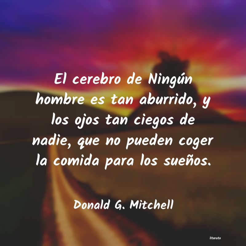 Frases de Donald G. Mitchell