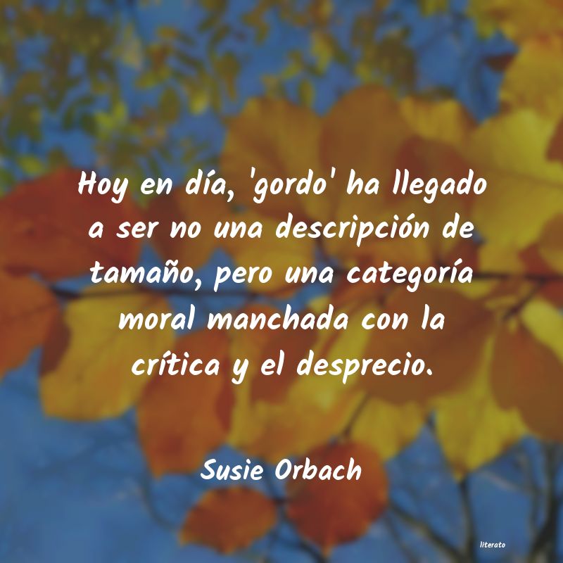 Frases de Susie Orbach