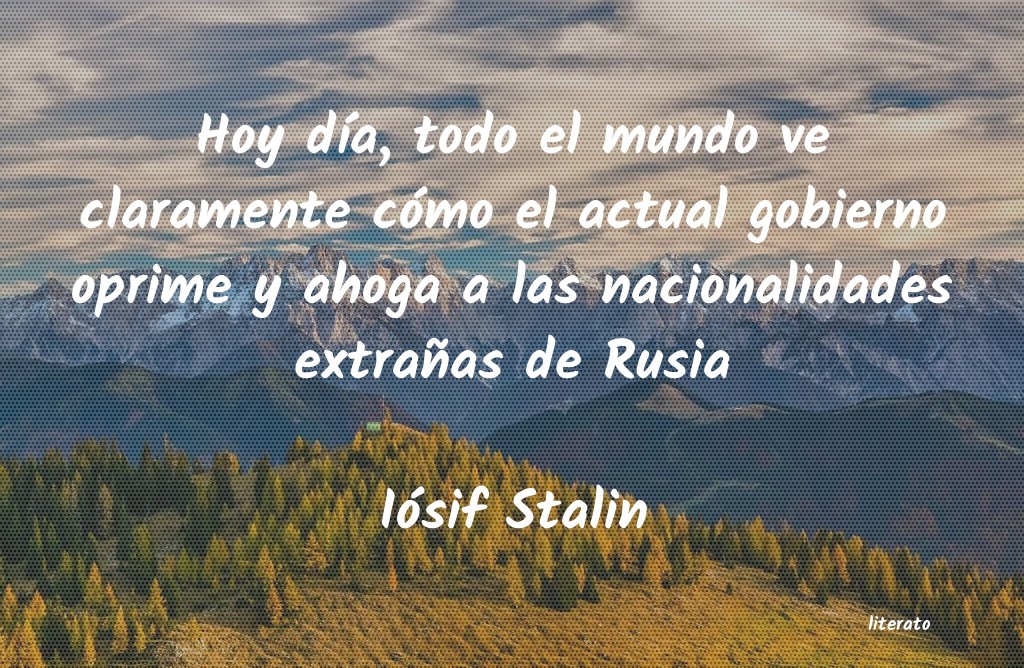Frases de Iósif Stalin
