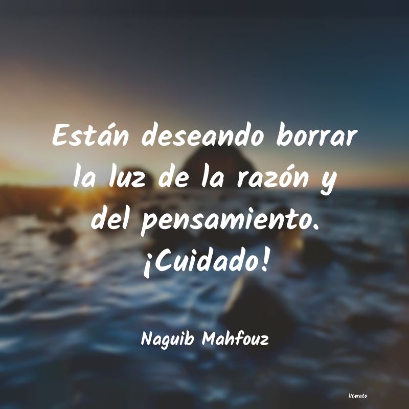 frases de Naguib Mahfouz