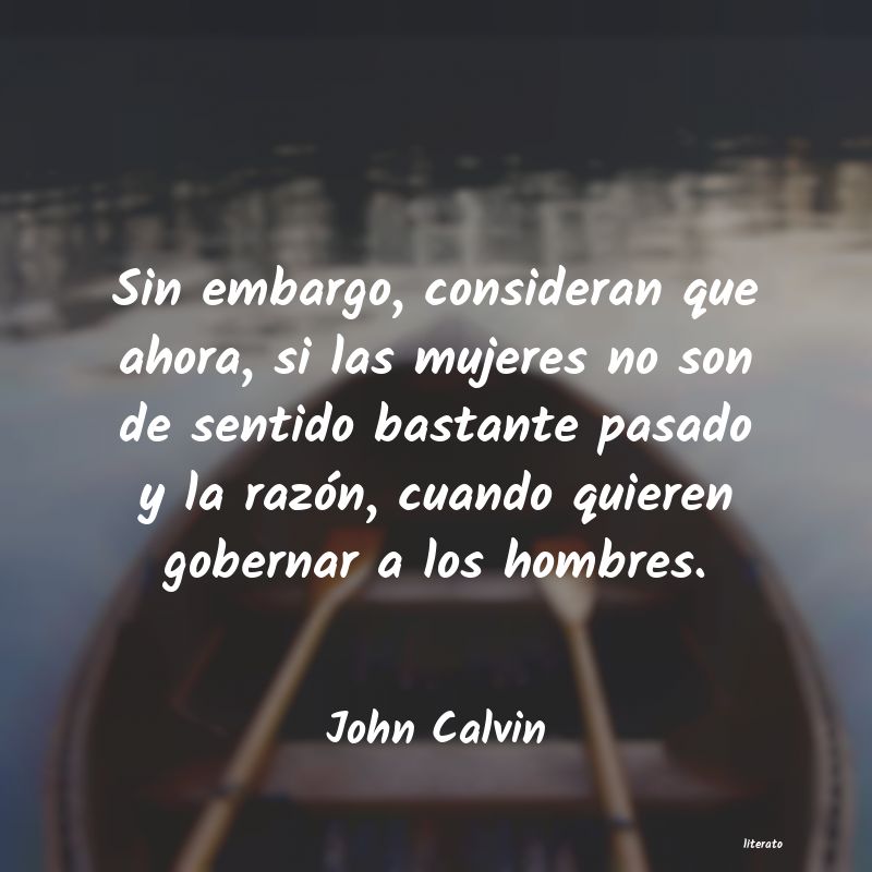 Frases de John Calvin
