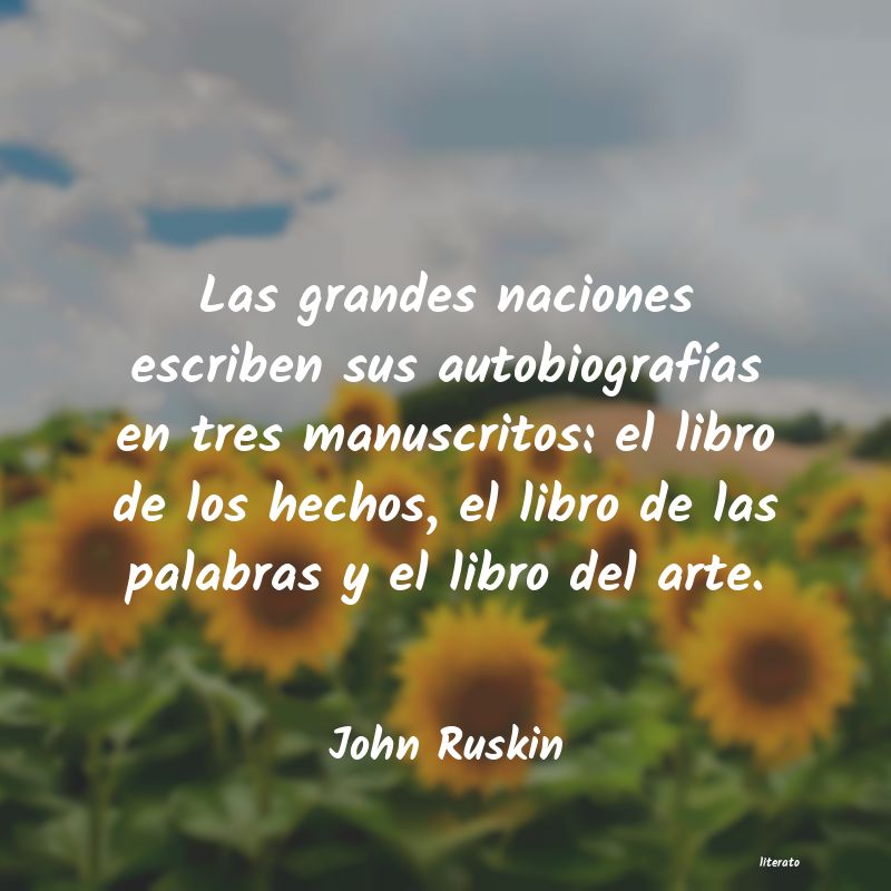 frases de John Ruskin