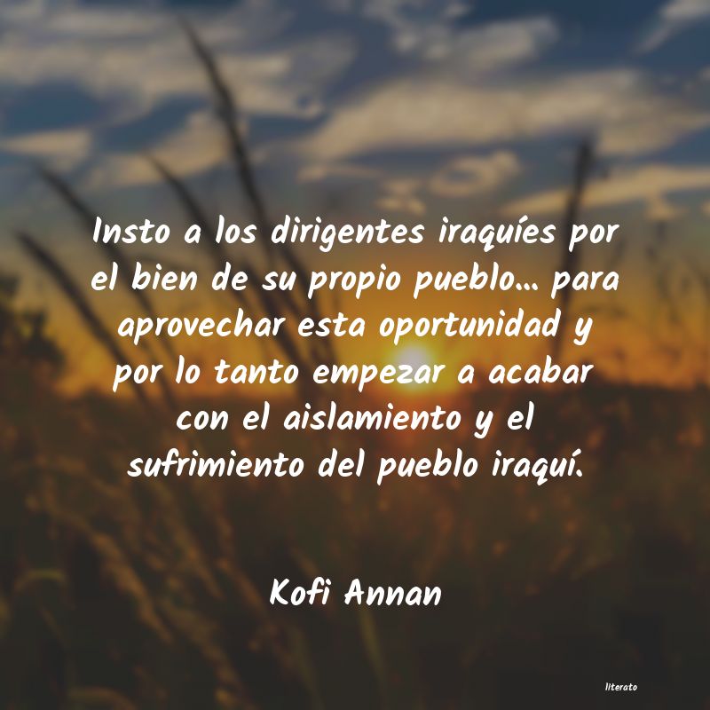 Frases de Kofi Annan