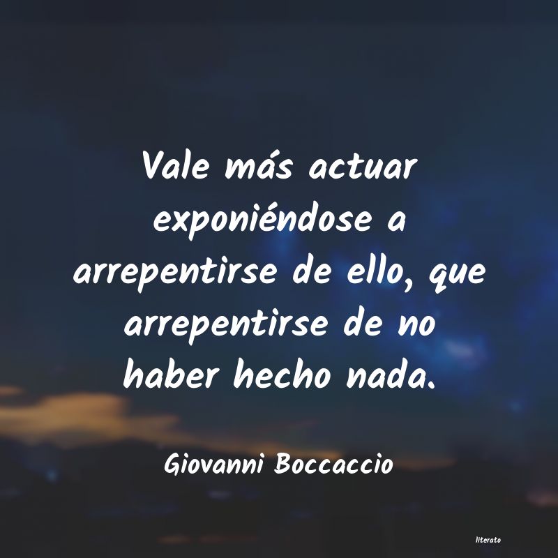 Frases de Giovanni Boccaccio