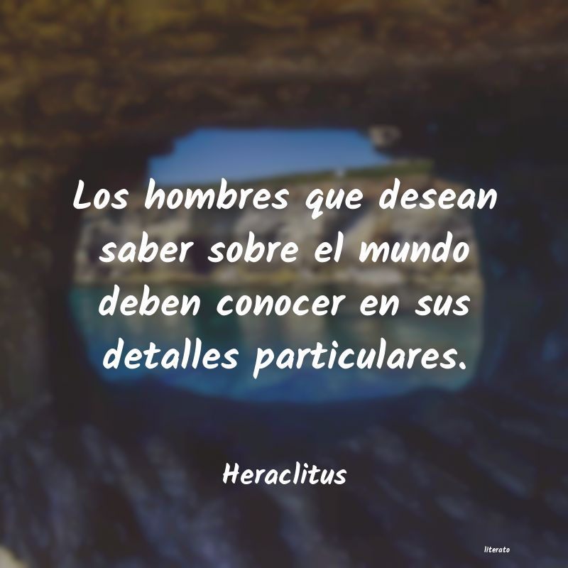 Frases de Heraclitus