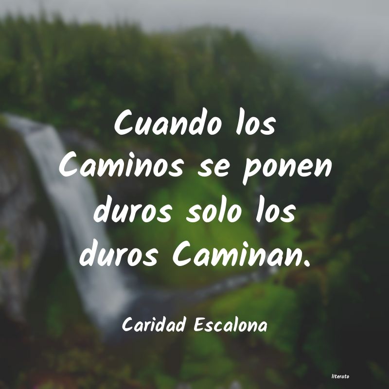 Frases de Caridad Escalona