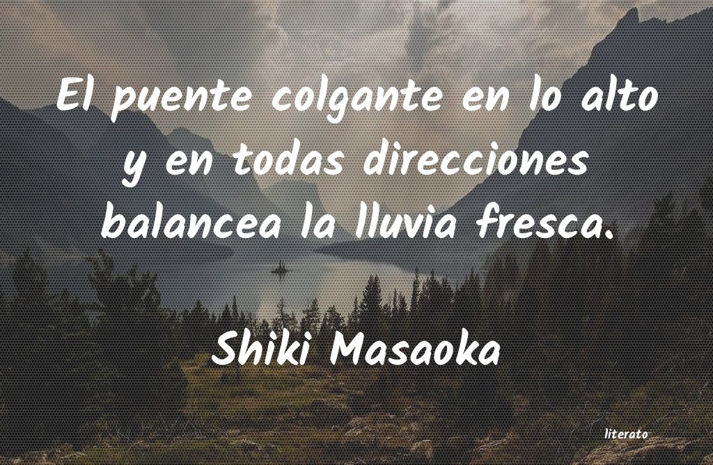 frases de Shiki Masaoka