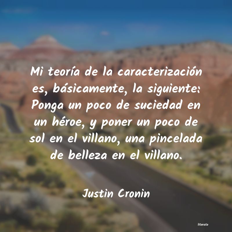 frases de Justin Cronin