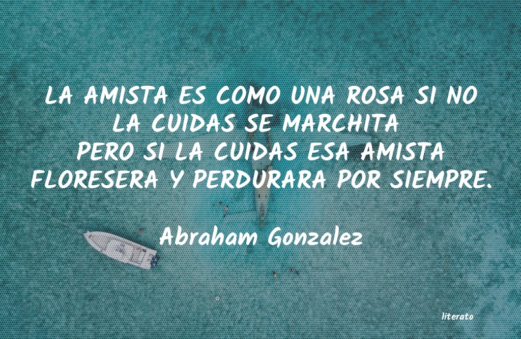 frases de Abraham Gonzalez
