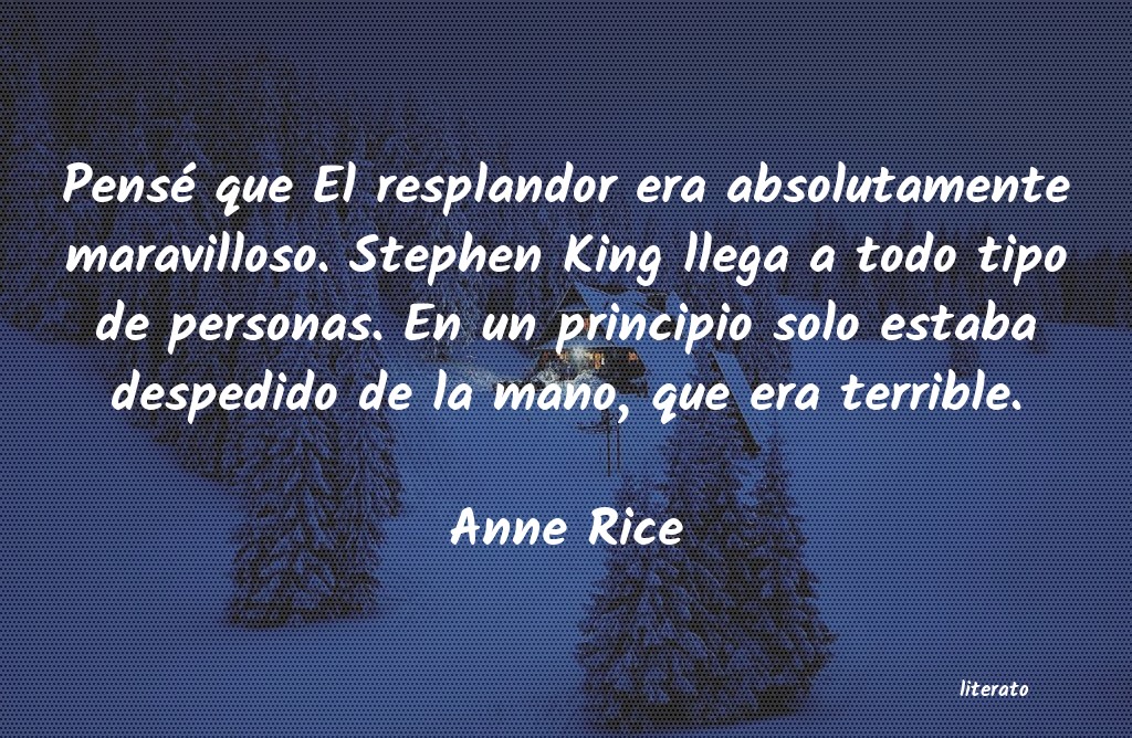 Frases de Anne Rice