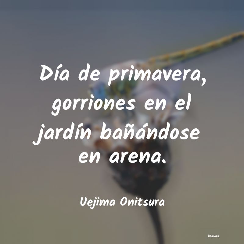 Frases de Uejima Onitsura