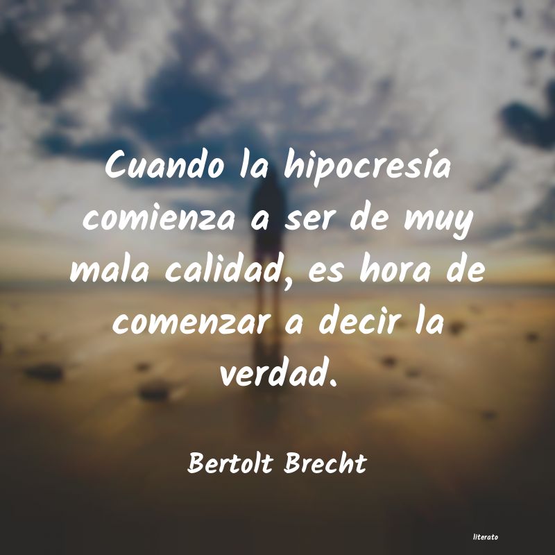 Frases de Bertolt Brecht