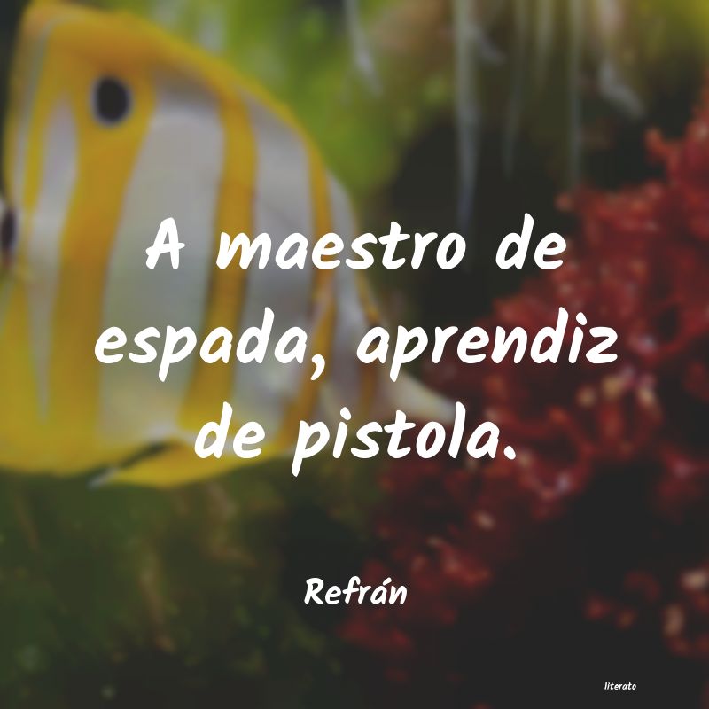 Frases de Refrán