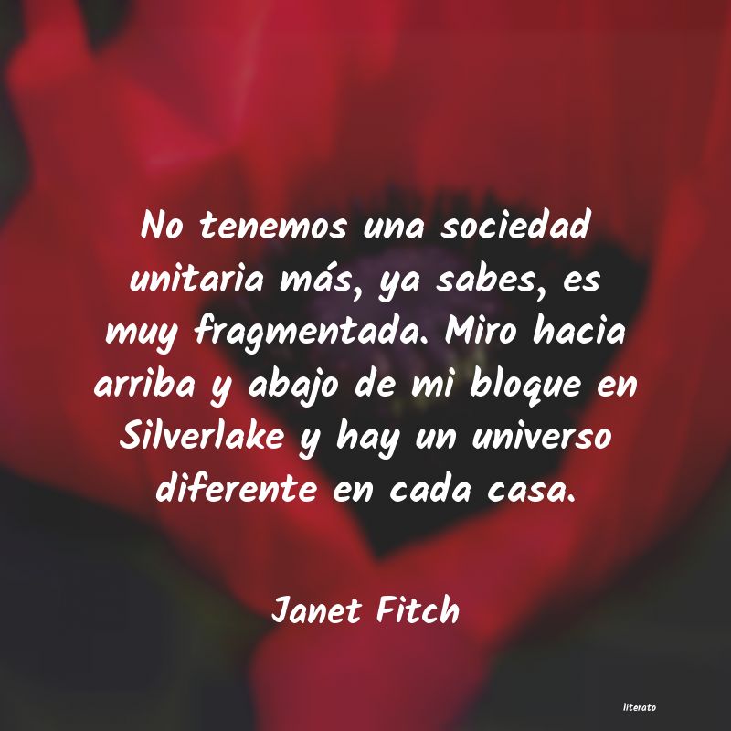 frases de Janet Fitch