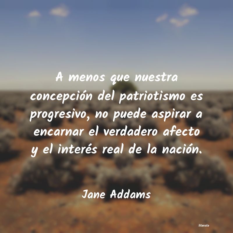 frases de Jane Addams