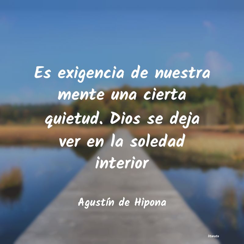 frases de AgustÃn de Hipona