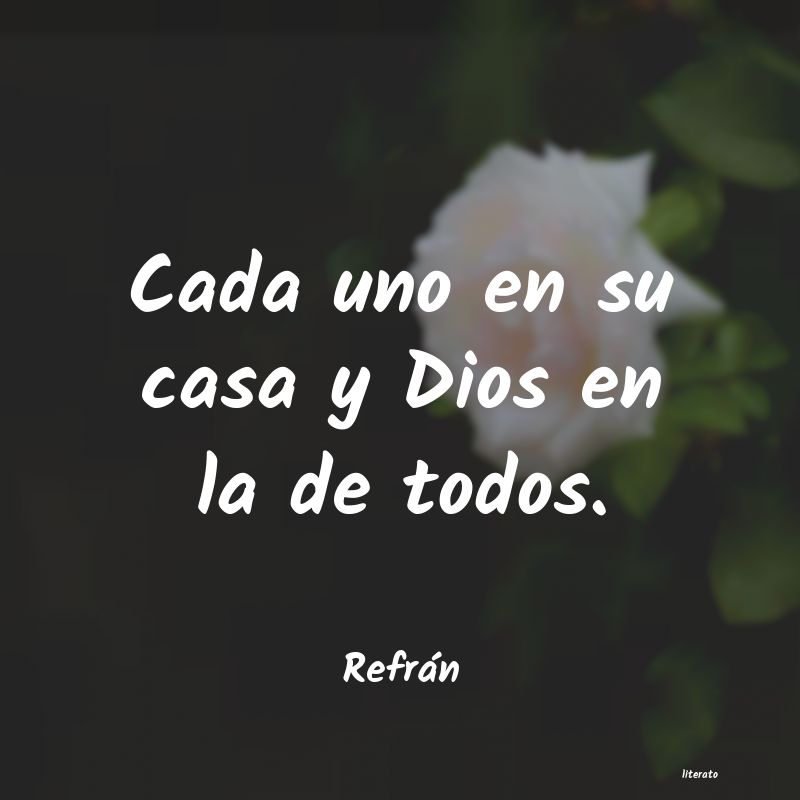 frases de Refrán