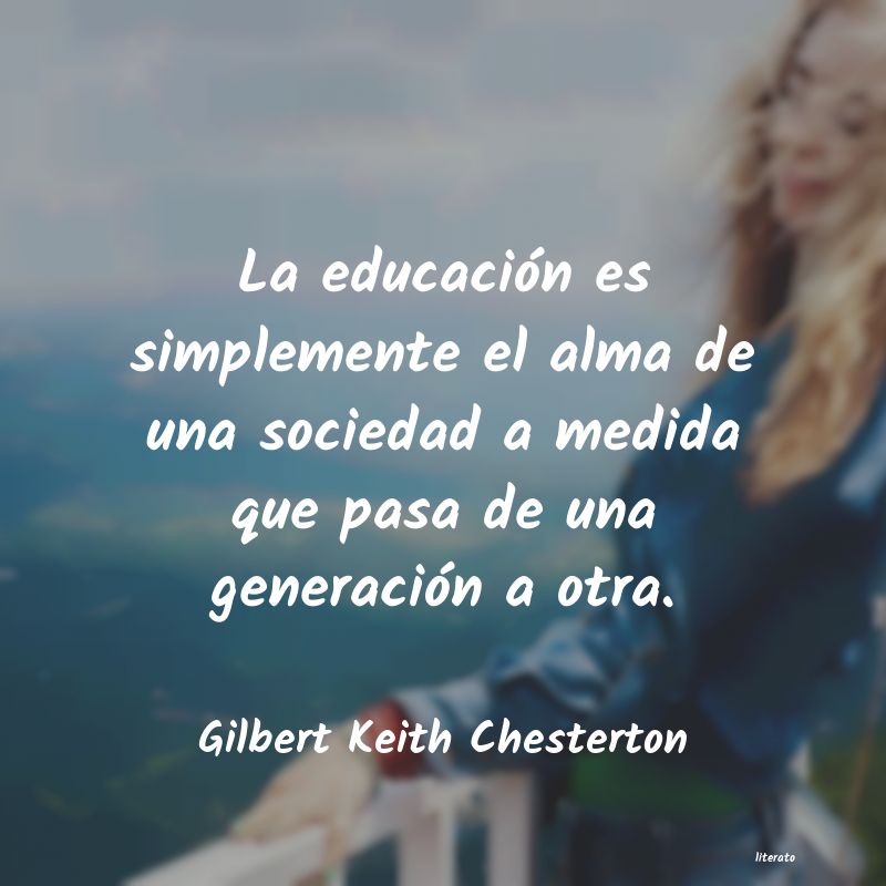 Frases de Gilbert Keith Chesterton