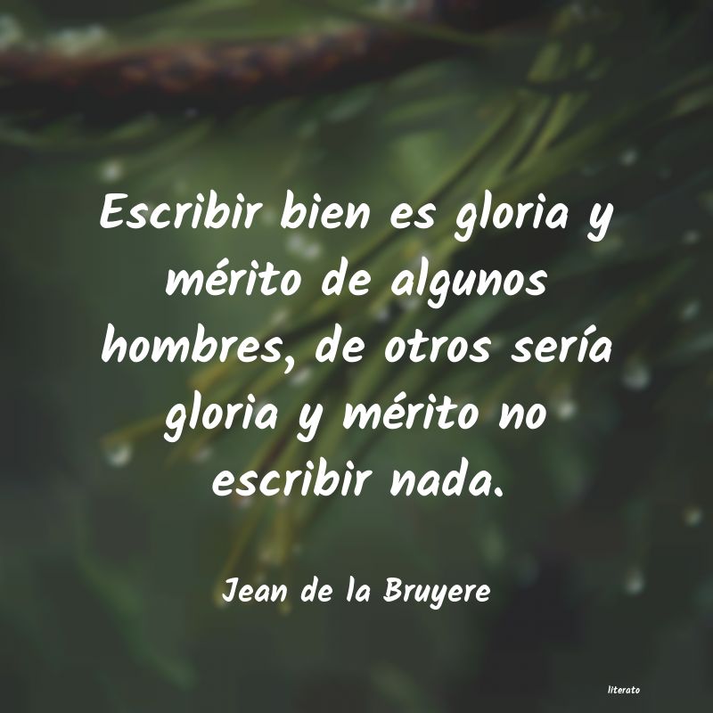 frases de Jean de la Bruyere