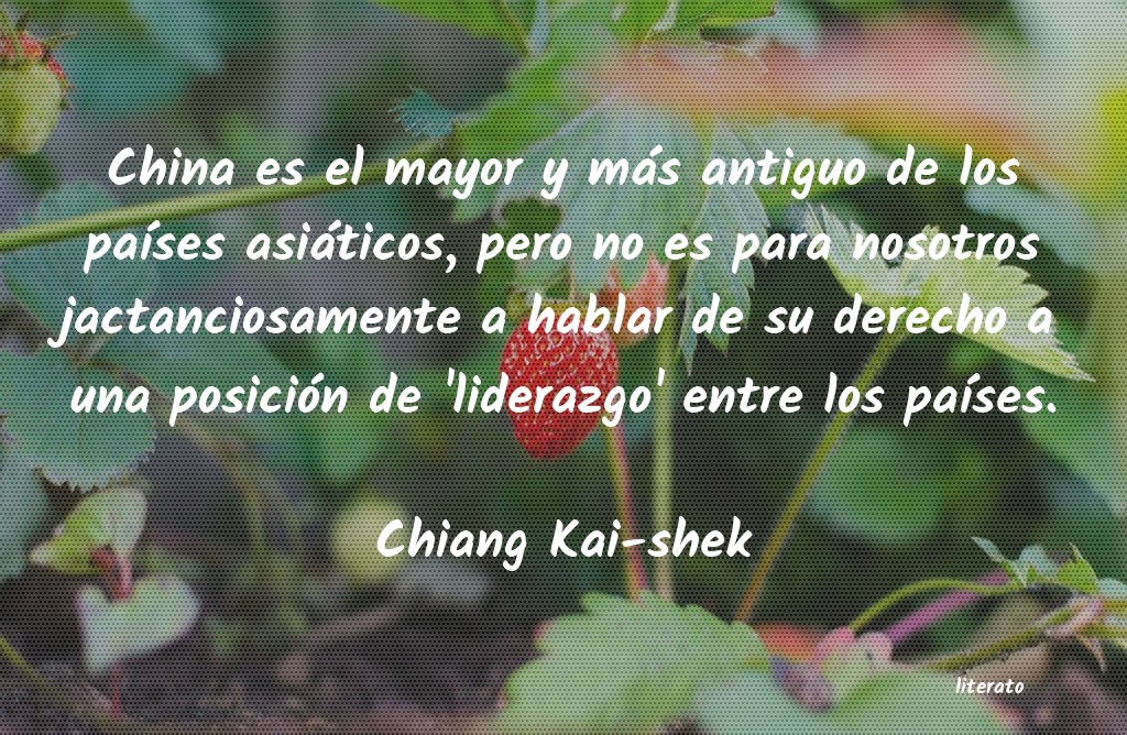frases de Chiang Kai-shek