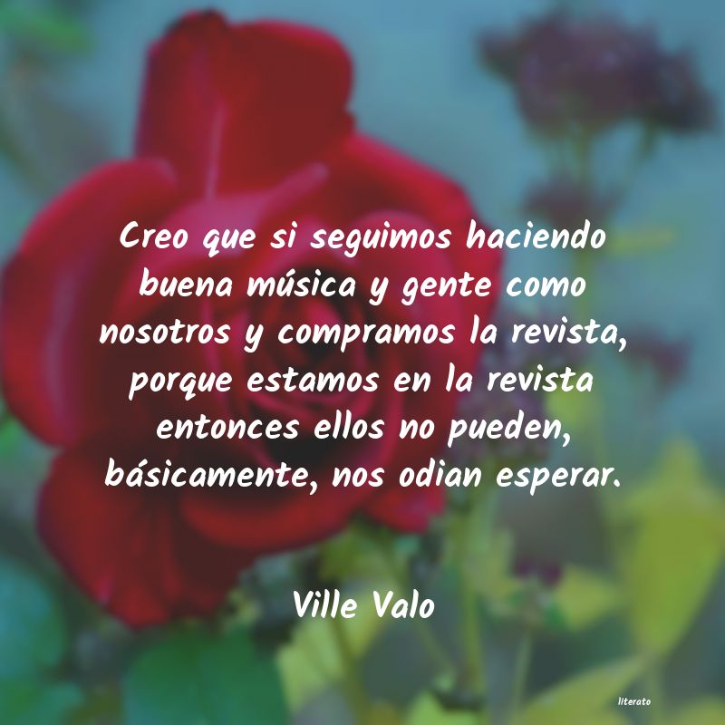 Frases de Ville Valo