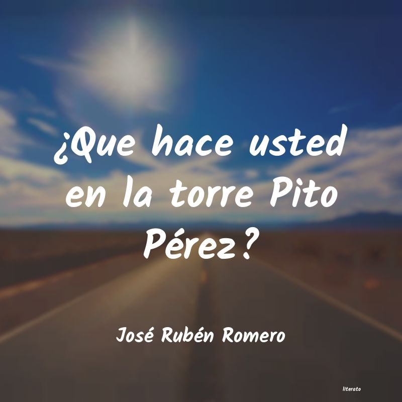 Frases de José Rubén Romero