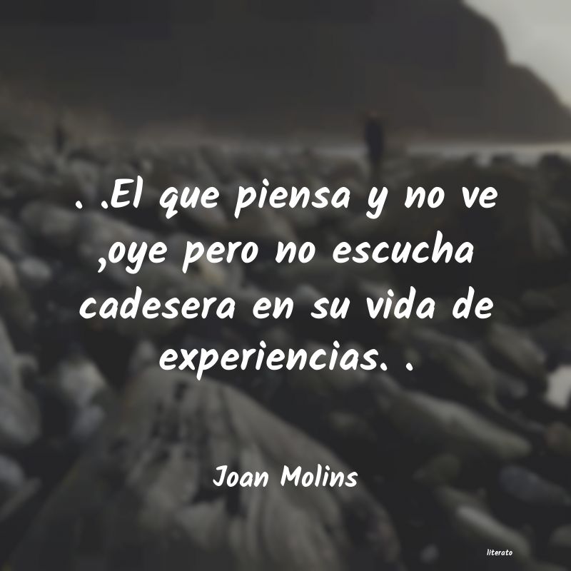 Frases de Joan Molins