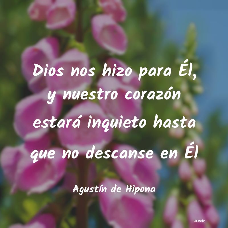 frases de AgustÃn de Hipona