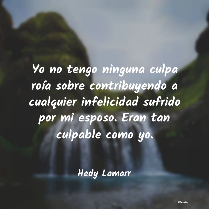 Frases de Hedy Lamarr