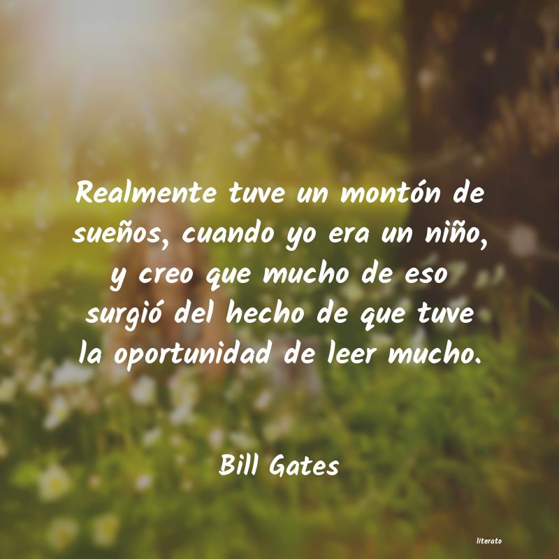 frases de Bill Gates