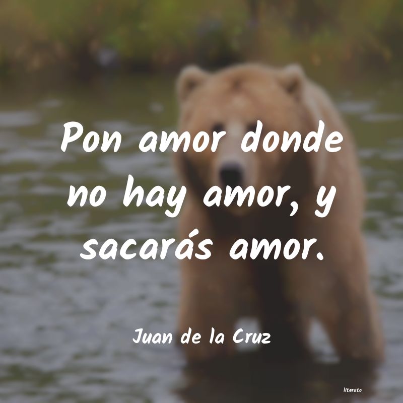 Frases de Juan de la Cruz