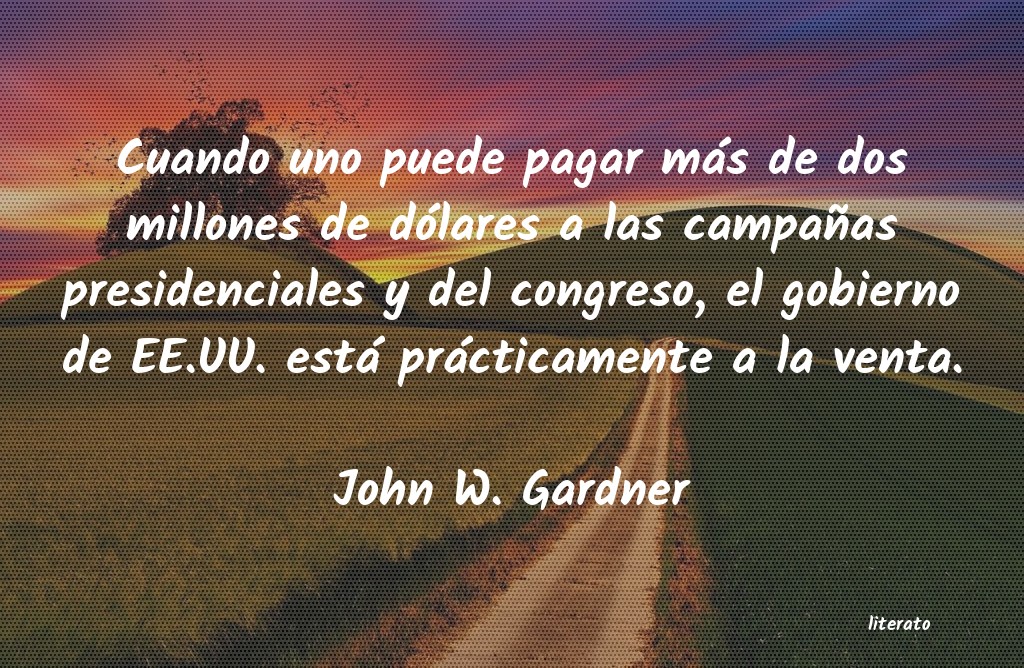 Frases de John W. Gardner