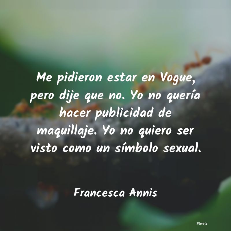 Frases de Francesca Annis