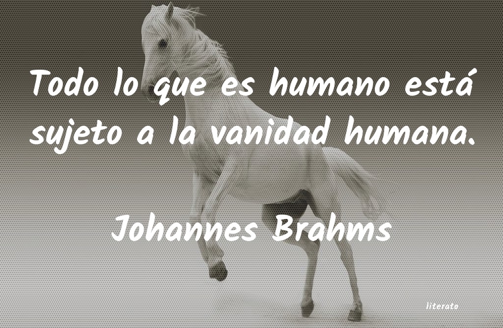 Frases de Johannes Brahms