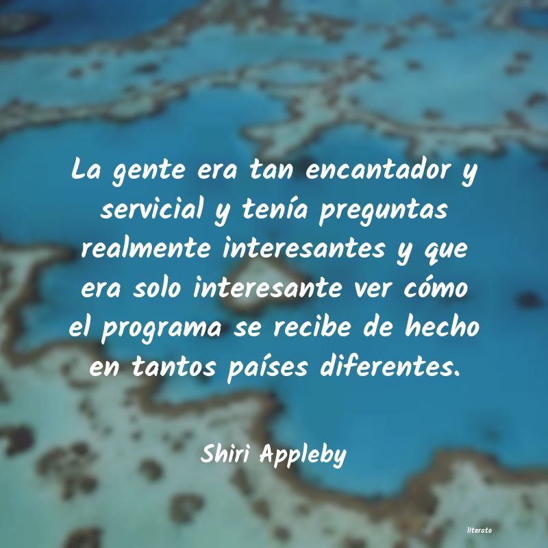 Frases de Shiri Appleby