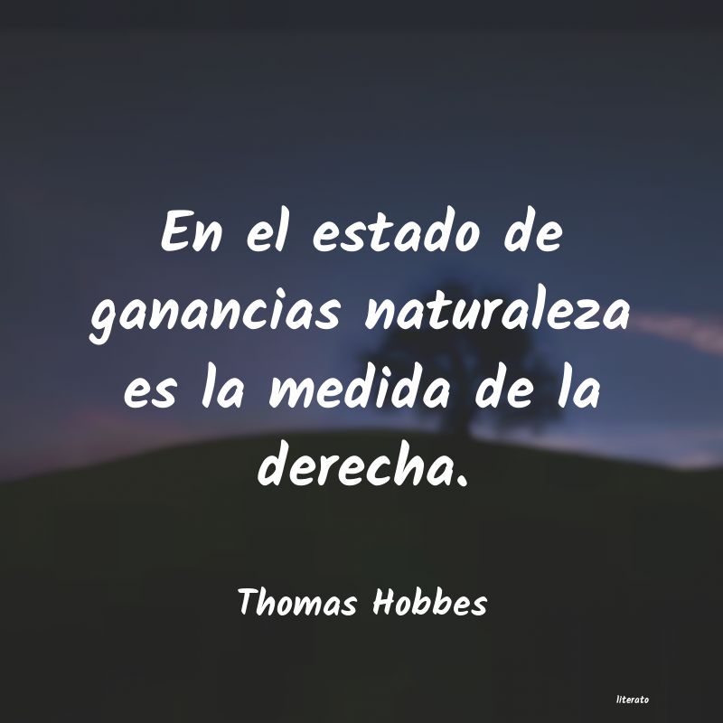 Frases de Thomas Hobbes