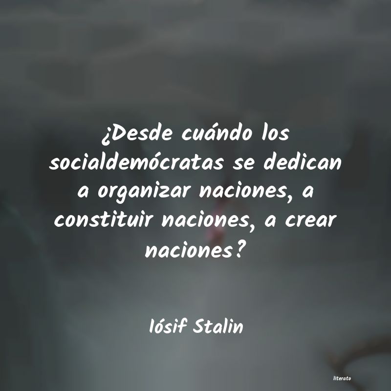 Frases de Iósif Stalin